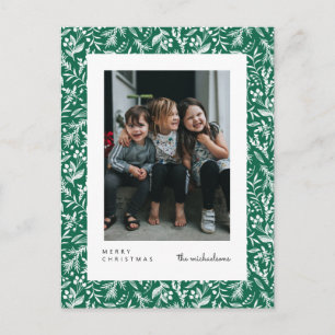 MERRY CHRISTMAS   Foto Postkarte hinzufügen