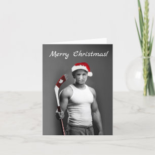 Merry Christmas from Hunky Justin Trudeau Karte