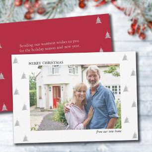 Merry Christmas from New Home Simple Photo Moving Ankündigung