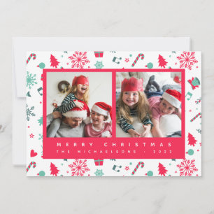 MERRY CHRISTMAS Fügen Sie Ihre Fotos hinzu