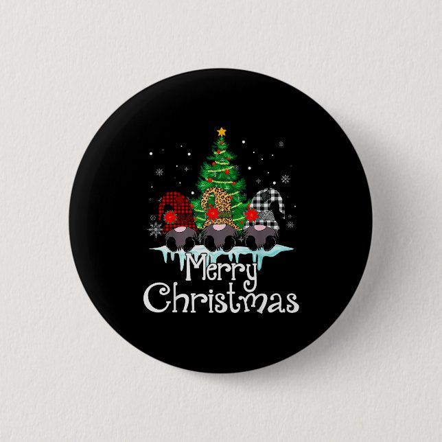 Merry Christmas Funny Family Matching Xmas New Yea Button (Vorderseite)