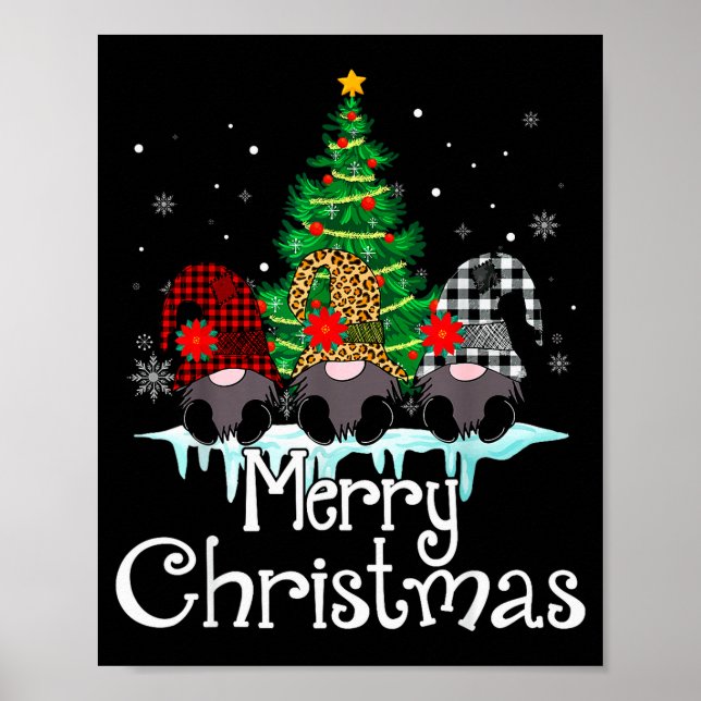 Merry Christmas Funny Family Matching Xmas New Yea Poster (Vorne)