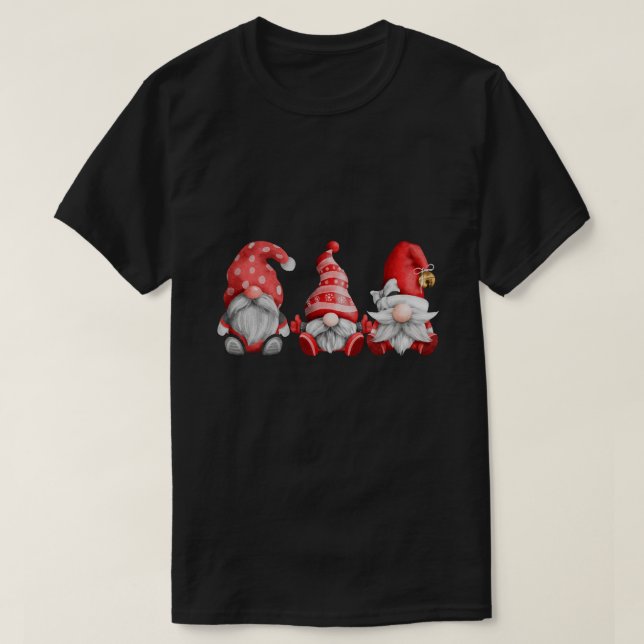 Merry Christmas Funny Gnomes Santa Claus Classic T T-Shirt (Design vorne)