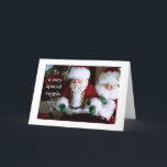 MERRY CHRISTMAS für HERRN/FRAU SANTA CLAUS Feiertagskarte<br><div class="desc">Wünschen Sie,  dass "besondere Paar" in Ihrem Leben ein sehr frohes Weihnachtsfest in diesem Jahr VON MR/MRS SANTA CLAUS!! Lege ein riesiges SMILE auf das Gesicht des Paares!!!</div>