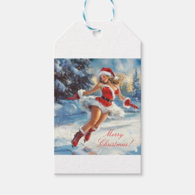 Merry Christmas Geschenkanhänger (Vorderseite)