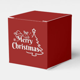 Merry Christmas Gift Box Geschenkschachtel