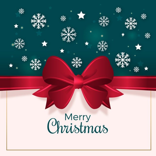  Merry Christmas Gift Tag Geschenkanhänger (A Merry Christmas Gift Tag!)