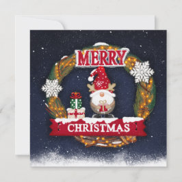 Merry Christmas Gnome  Karte