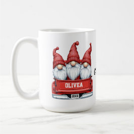 Merry Christmas Gnomes in Truck Kaffeetasse