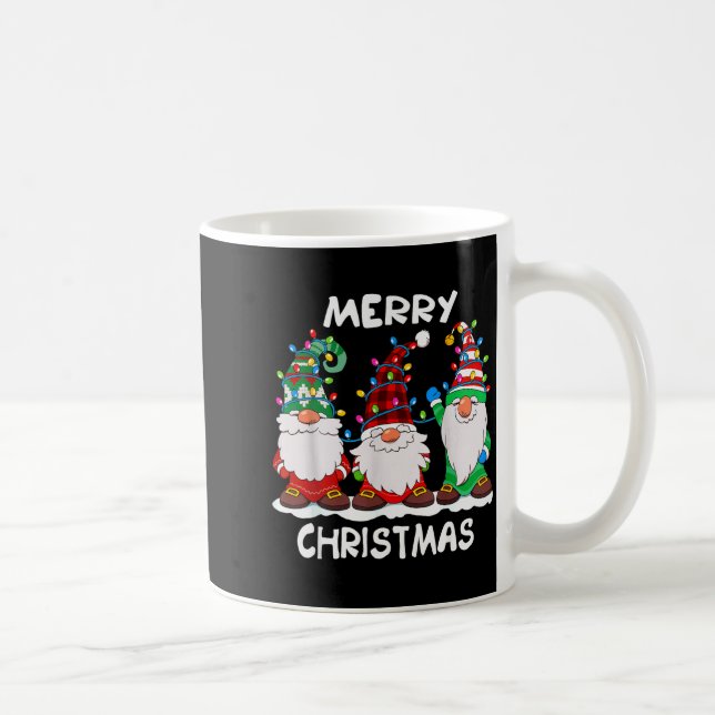 Merry Christmas Gnomes Xmas Family Men Women  Kaffeetasse (Rechts)