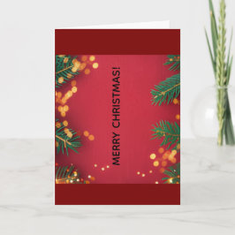 Merry Christmas Greeting Card Karte