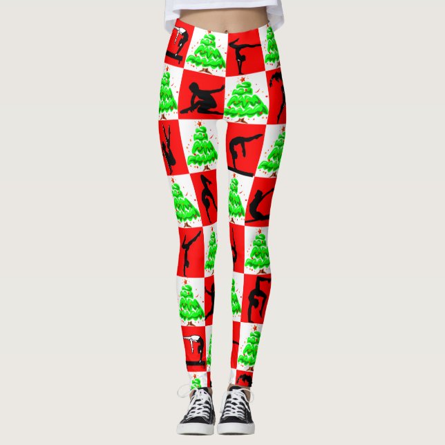 MERRY CHRISTMAS GYMNASTICS LEGGINGS (Vorderseite)