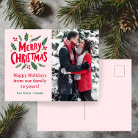MERRY CHRISTMAS HandGezeichnet Ferienhaus CUSTOM F
