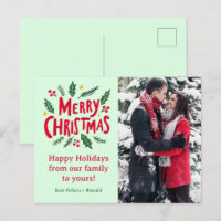 MERRY CHRISTMAS HandGezeichnet Ferienhaus CUSTOM F
