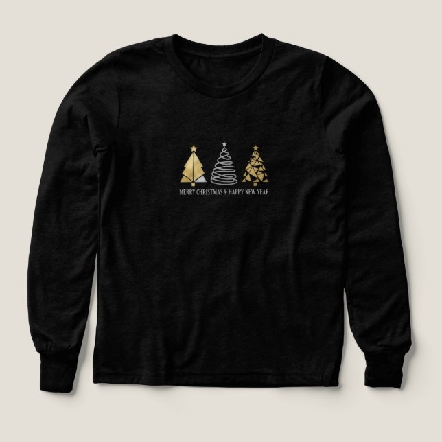Merry Christmas & Happy New Year": (Design Vorderseite)