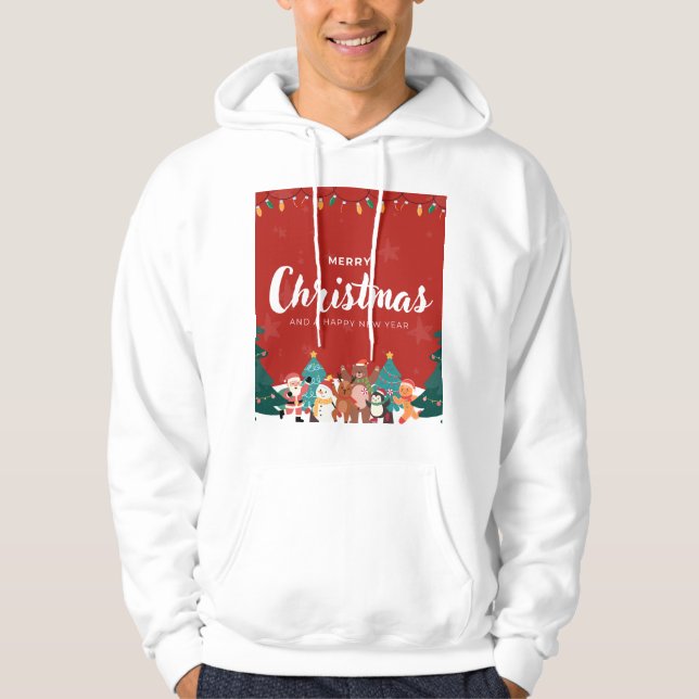 🎄 Merry Christmas & Happy New Year – A Magical Wi Hoodie (Vorderseite)