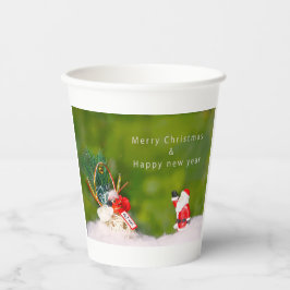 Merry Christmas & Happy New Year Pappbecher