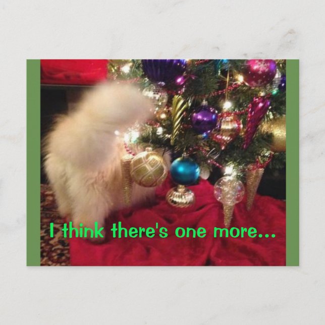 Merry Christmas & Happy New Year Postkarte (Vorderseite)