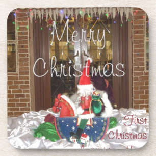 Merry Christmas holidays away from home Inspired A Getränkeuntersetzer