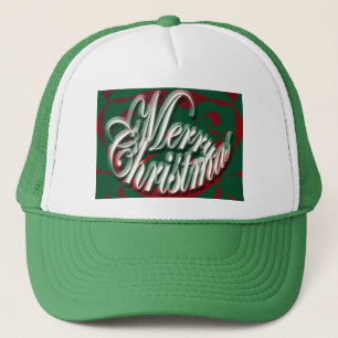 Merry Christmas in Green Hat Truckerkappe