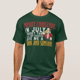 MERRY CHRISTMAS IN JULI FUNNY SANTA CLAUS T-Shirt