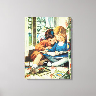 Merry Christmas Jessie Willcox Smith Illustration Leinwanddruck