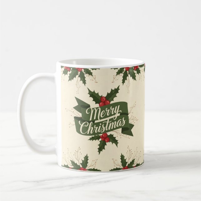 Merry Christmas Kaffeetasse (Links)