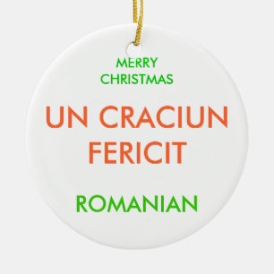 MERRY CHRISTMAS, KERAMIK ORNAMENT
