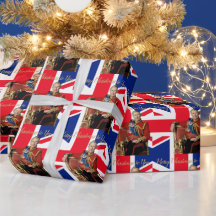 Merry Christmas King Charles III Britische Flagge