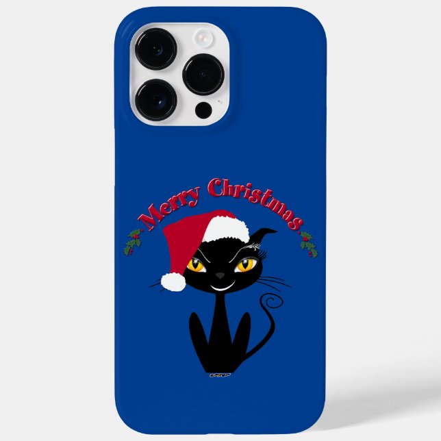 Merry Christmas Kitty Cat Case-Mate iPhone Hülle (Rückseite)
