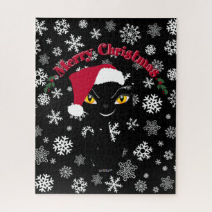 Merry Christmas Kitty Cat Puzzle