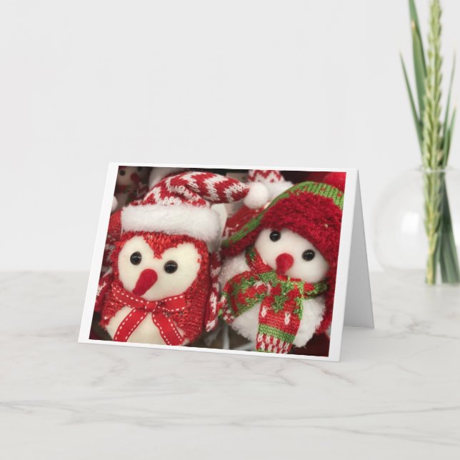 MERRY CHRISTMAS "KLEINE EINS" HOFFT, DASS ES SPASS KARTE (Vorderseite)