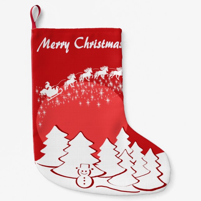 Merry Christmas   Kleiner Weihnachtsstrumpf (Vorderseite)