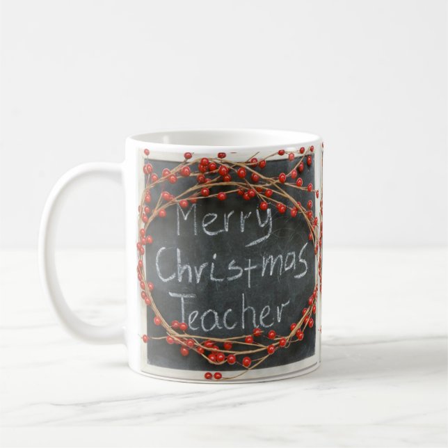 **MERRY CHRISTMAS LEHRER TASSE** KAFFEETASSE (Links)