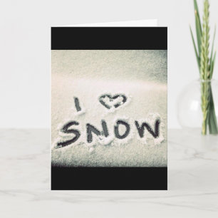 ***MERRY CHRISTMAS*** LIEBE SNOW & **LIEBE SIE** KARTE