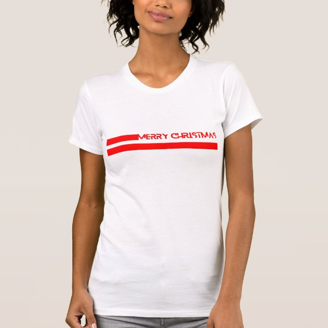 MERRY CHRISTMAS LINES T-Shirt (Vorderseite)
