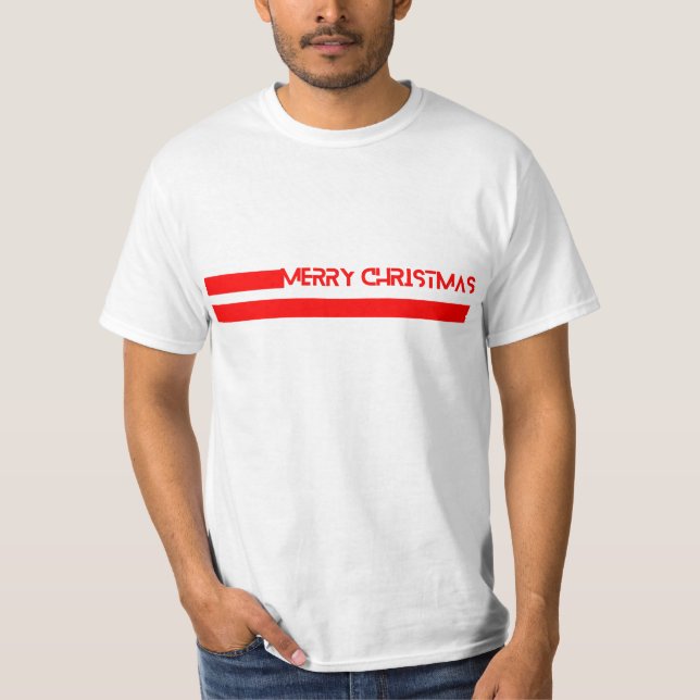MERRY CHRISTMAS LINES T-Shirt (Vorderseite)