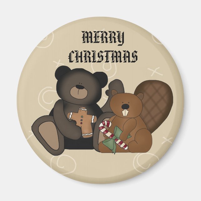 MERRY CHRISTMAS MAGNET (Vorne)