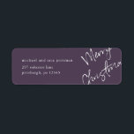 Merry Christmas Mailing Label<br><div class="desc">Merry Christmas Mailing Label</div>