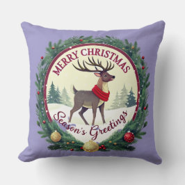 Merry Christmas –Majestic Winter Reindeer 🦌 Kissen