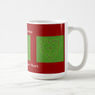 MERRY CHRISTMAS MAY JESUS LEBEN IN IHREM HERZEN TASSE