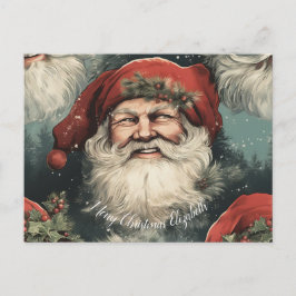 Merry Christmas message Feiertagspostkarte