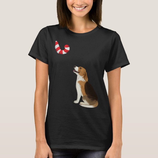 Merry Christmas Mister Dog 2 T-Shirt (Vorderseite)