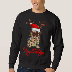 MERRY CHRISTMAS MOPS Eigentümer Uggge Christmas Fu Sweatshirt