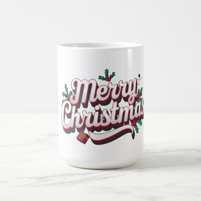 Merry Christmas Mug | Festive Holiday Coffee Cup Kaffeetasse (Mittel)