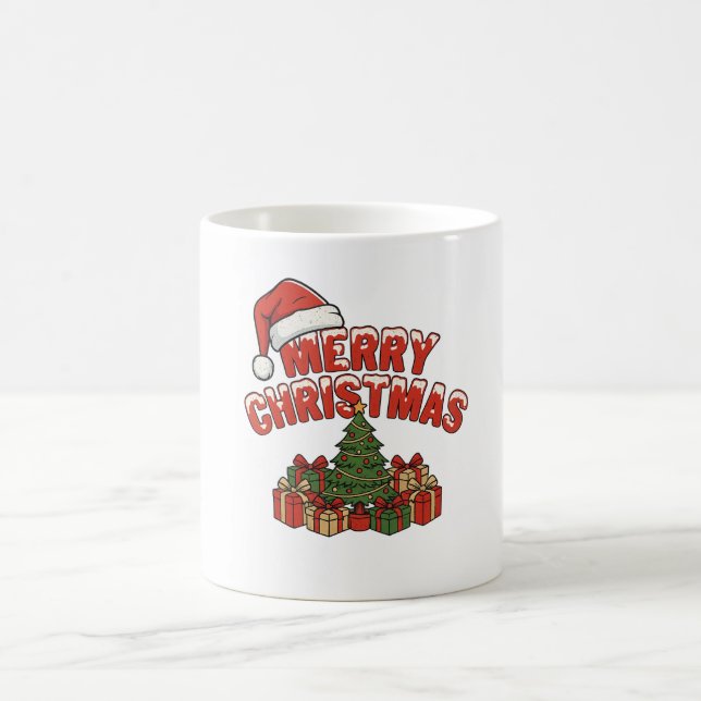 Merry Christmas Mug Kaffeetasse (Mittel)