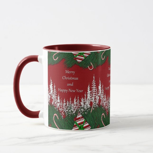 Merry Christmas Mug Tasse (Links)