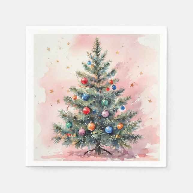 Merry Christmas Napkins. Serviette (Vorderseite)