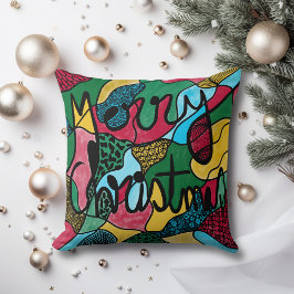 MERRY CHRISTMAS NEUROGRAPHIC & BLACK LINIE KISSEN