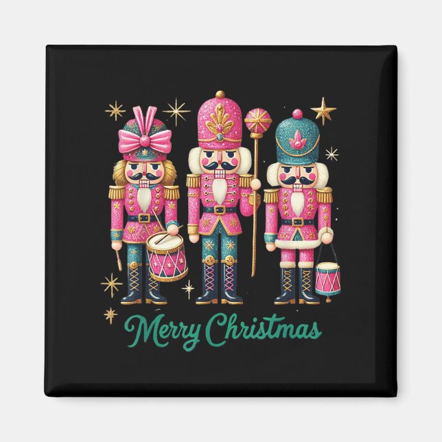 Merry Christmas Nk Nutcracker Fantasy  Magnet (Vorne)